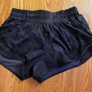 SOLD Black Lulu Camo shorts